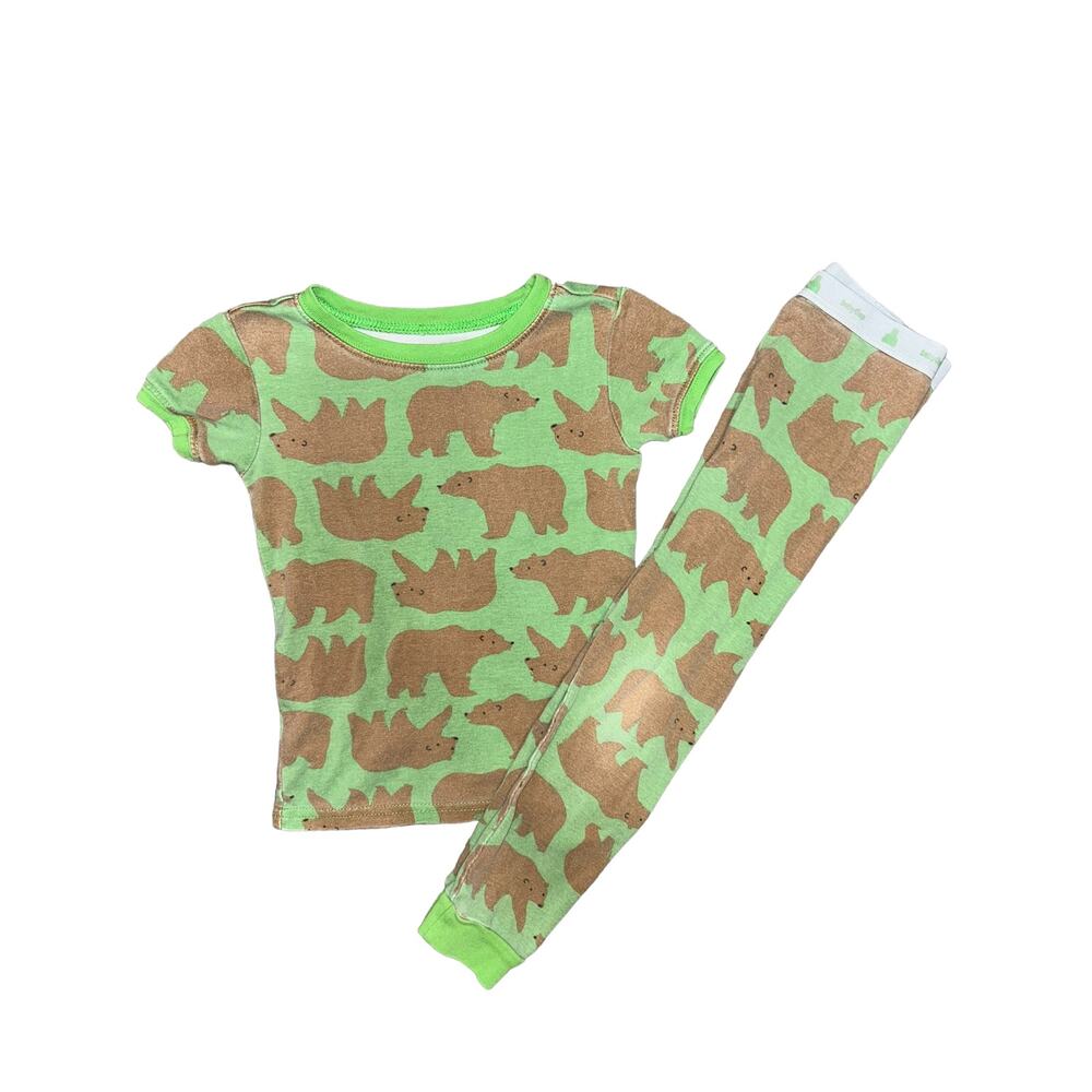 Baby Gap  All-Over Print Bear Short Sleeve Pajama Set Size 4